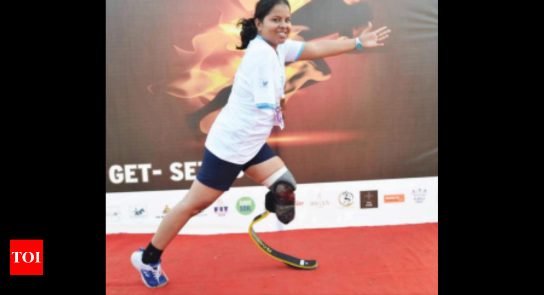 पैरा एथलीट नियमित रूप से गोवा में मैराथन में दौड़ता है |  गोवा समाचार – टाइम्स ऑफ इंडिया