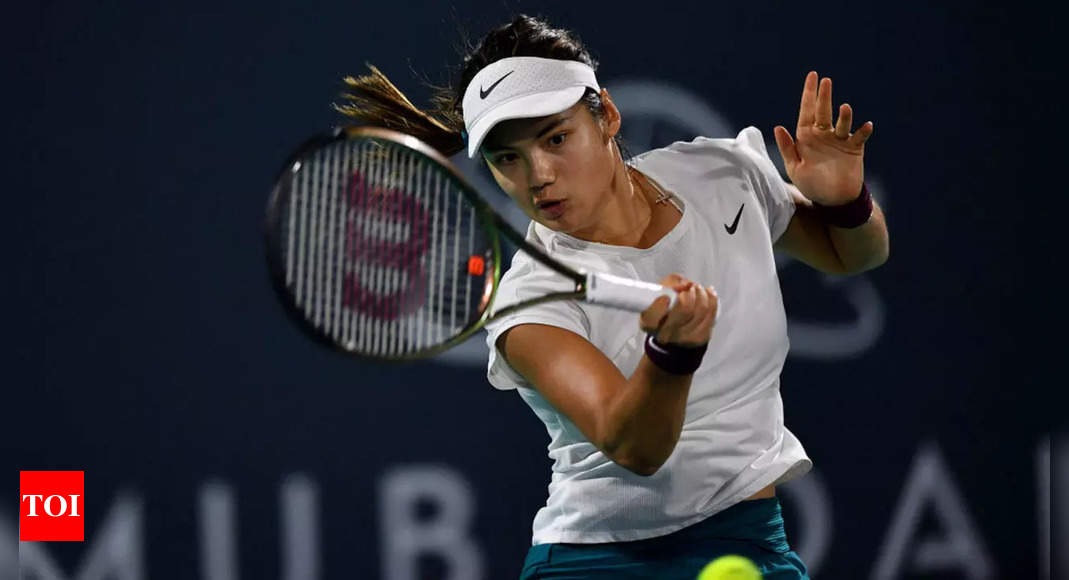 Emma Raducanu sweating on fitness ahead of Australian Open | Tennis News – Times of India