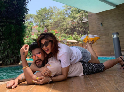 Kishwer celebrates 12 yrs with Suyyash