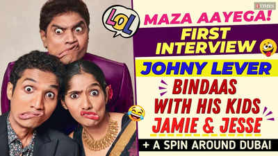 Johny Lever's Wild Interview with Kids, Jamie and Jesse | Dharam-Hema-Sunny Act, A Spin Around Dubai- Exclusive