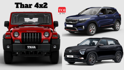 Mahindra Thar 2WD vs Hyundai Creta vs Kia Seltos: Price and specs comparison