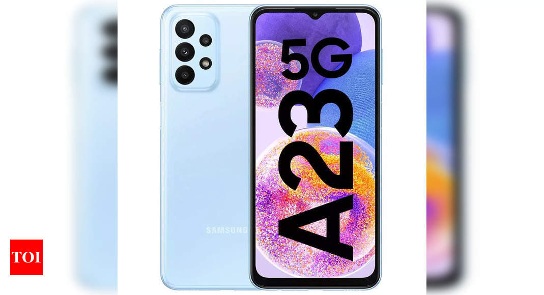 SIM Free Samsung Galaxy A23 5G 64GB Mobile Phone - Blue
