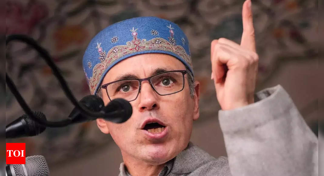 Omar Abdullah: Jammu and Kashmir Elections our right but won’t beg for it | India News – Times of India