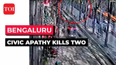 Watch: The moment when under-construction pillar collapses in Bengaluru