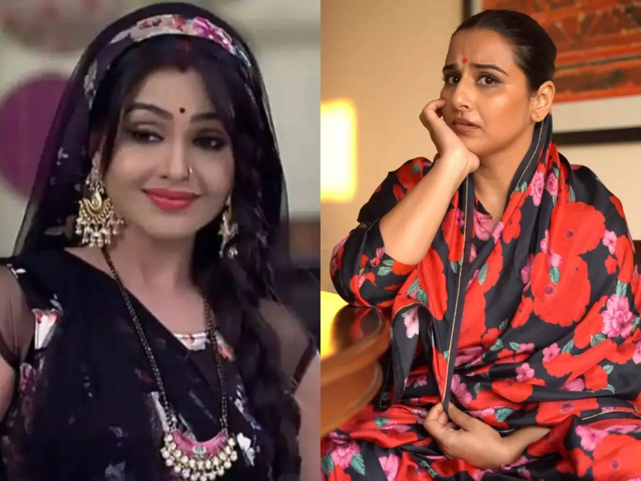 Vidya Balan turns Angoori Bhabhi, tells Vibhuti Ji 'Aap humko sensuous kar  rahe hain' in her new reel - Times of India