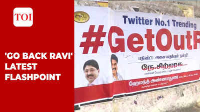 Tamizhagam vs Tamil Nadu row escalates, DMK supporters trend 'Get out Ravi' against Governor