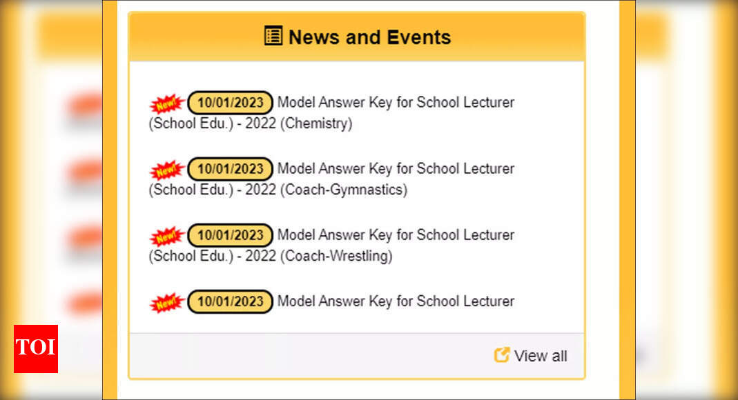 Rpsc School Lecturer Answer Key 2022 Released On Rpsc Rajasthan Gov In Direct Link Times Of India Rpsc School Lecturer Answer Key 2022 Released On Rpsc Rajasthan Gov In Direct Link Times Of India
