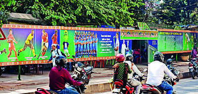 Vendors join fest, decorate shops with banners, posters