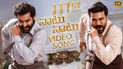 Naatu Naatu Full Video Song: Watch Golden Globe Award winner RRR song Naatu Naatu starring Jr NTR and Ram Charan