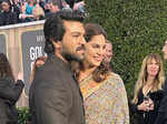 Ram Charan with wife Upasana Kamineni at the 80th Golden Globe Awards in The Beverly Hilton, Los Angeles, U.S.