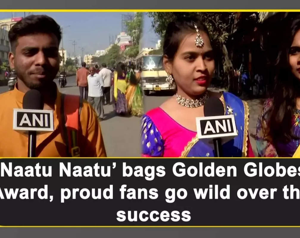 
‘Naatu Naatu’ bags Golden Globes Award, proud fans go wild over the success

