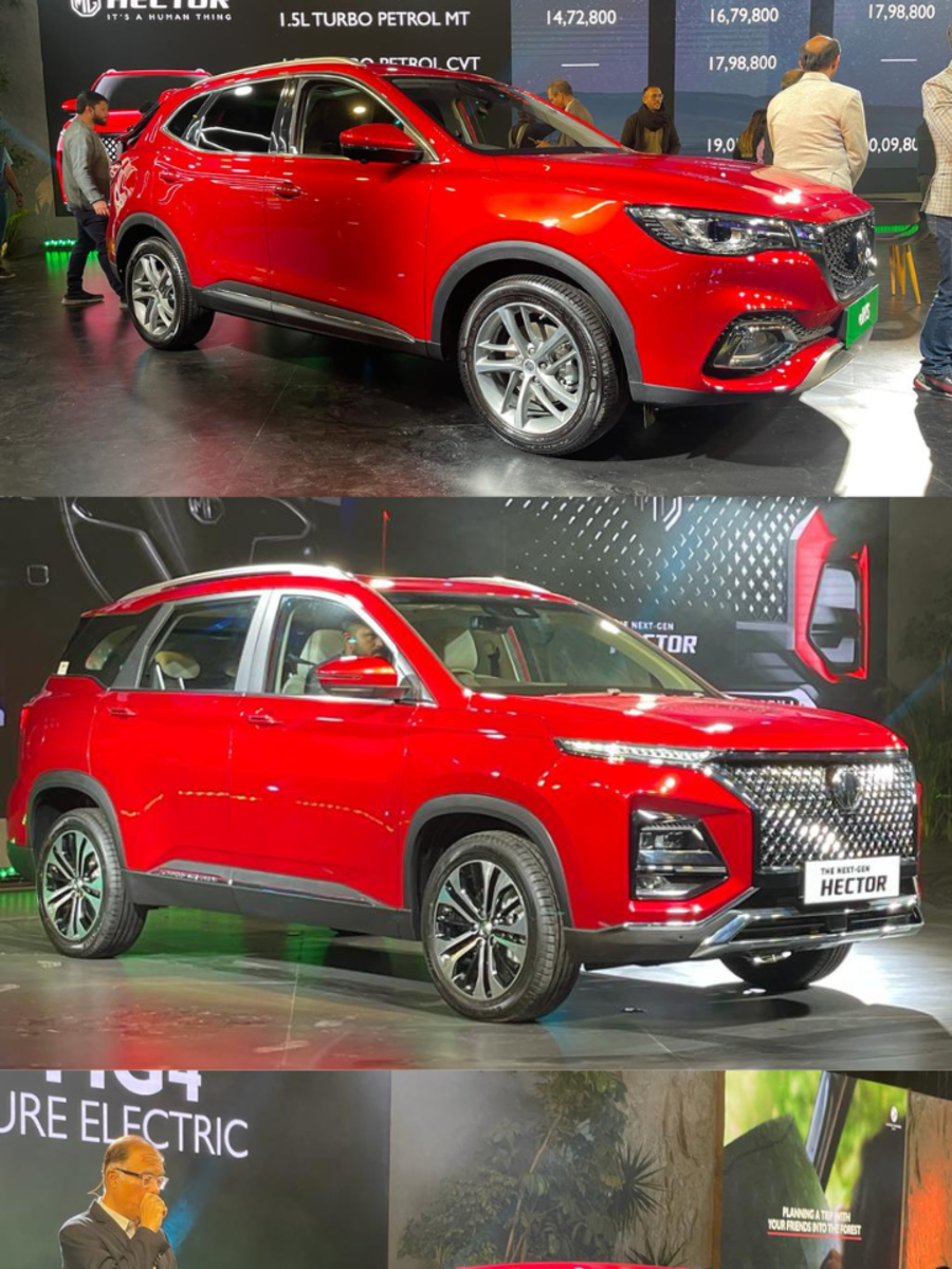 In pics MG Motor dazzles at 2023 Auto Expo with Hector facelift, MG 4