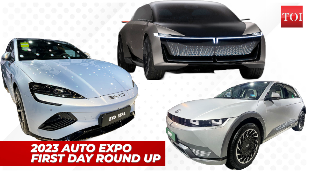 Auto Expo Day 1 round up: Maruti, MG, Kia, Hyundai, Tata Motors launch EVs  and new models! - Times of India