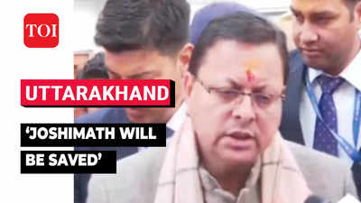 Everybody should believe that Joshimath will be saved: Uttarakhand CM Dhami