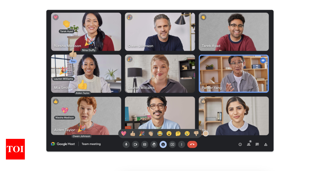 Explained: Google Meet in-meeting reactions and how it can help users express better on a conference call – Times of India