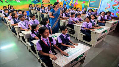 Navi Mumbai school gets desks made of recycled cartons