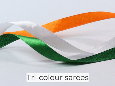 Tri-colour sarees: Top picks (April, 2024)