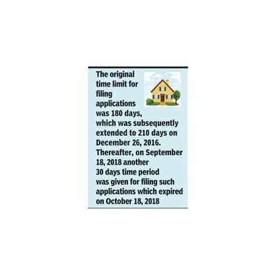 Another 90 days to file applications for regularising homes