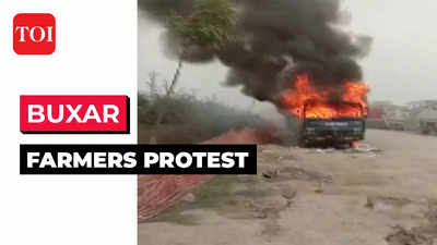 Bihar: Farmers' protest turns violent in Buxar after police crackdown, situation under control