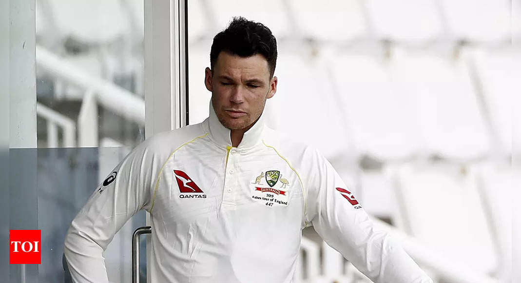 Injured Peter Handscomb in race against clock to be fit for India tour | Cricket News – Times of India