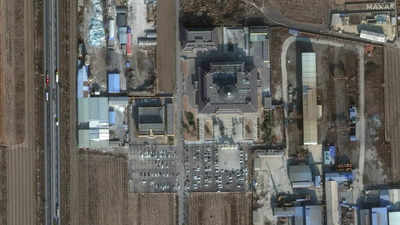 Satellite images show crowds at China's crematoriums as Covid outbreak worsens