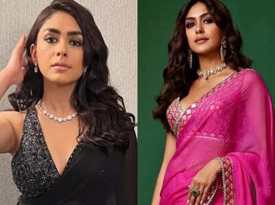 Pics to prove Mrunal has the best sari collection