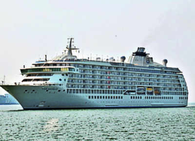 Cruise ship calls at Mangaluru port
