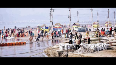Magh Mela: Sankranti snan on two days, admin makes elaborate arrangements in Prayagraj