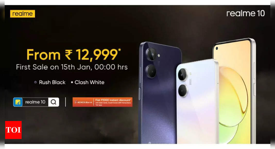 Realme 10 4G to go on first sale on January 15 in India: All the details