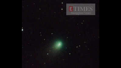 Bengaluru doctor captures a rare green comet that visits Earth every 50,000 years