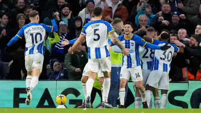 EPL: March double gives Brighton 3-0 win over lacklustre Liverpool