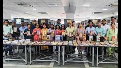 Central Library exhibits literary work on Swami Vivekananda