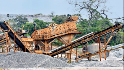 In Hyderabad stone crusher machines vanish, manhunt for FRO