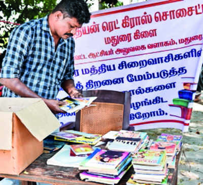 Indian Red Cross Society collects books for prisoners