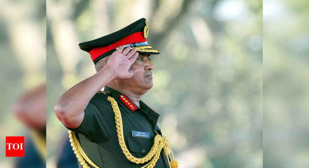 Strong defence posture being maintained at LAC, says Army chief General Manoj Pande | India News – Times of India
