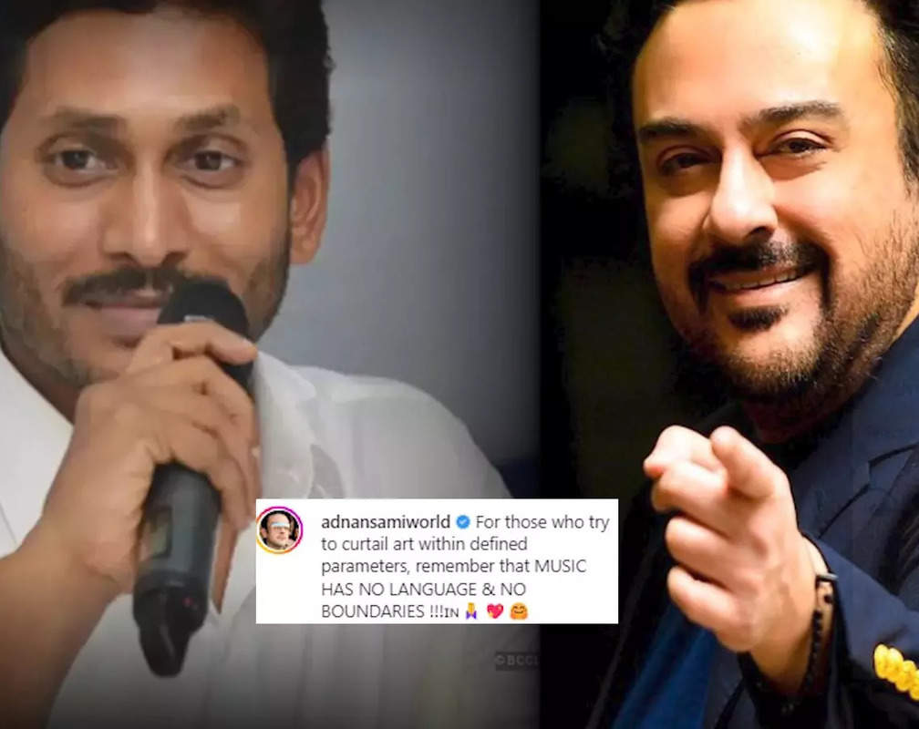 
Amid a war of words with AP CM Jagan Mohan Reddy, Adnan Sami now shares a video compilation of all his hit tracks from South; says 'Music has no language and boundaries'
