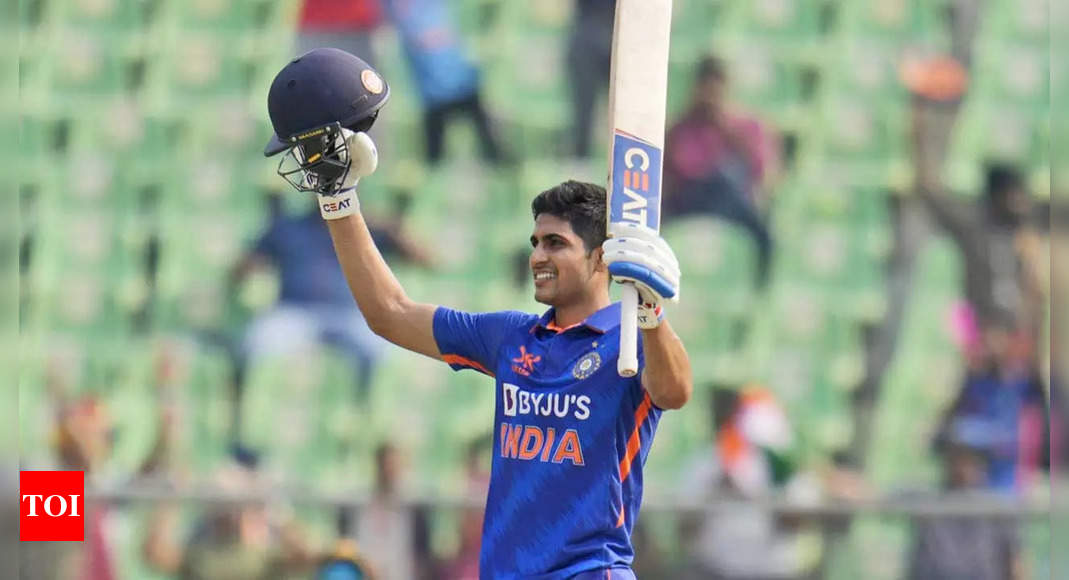 Shubman Gill slams his second ODI century in third one-dayer against Sri Lanka | Cricket News – Times of India