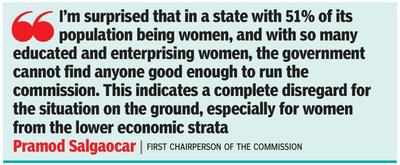 Goa State Women’s commission defunct for 10 months shows lack of govt will, say former members