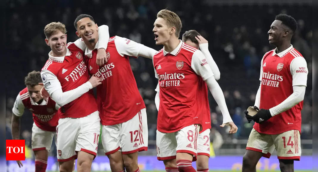EPL: Classy Arsenal outgun Tottenham 2-0 to extend lead at the top | Football News – Times of India