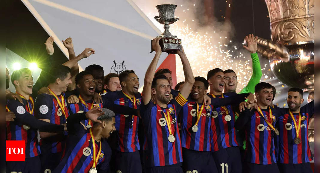 Gavi shines as Barcelona beat Real Madrid to win Spanish Super Cup | Football News – Times of India