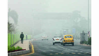 5 Flights Diverted As Visibility Drops | Kolkata News - Times of India