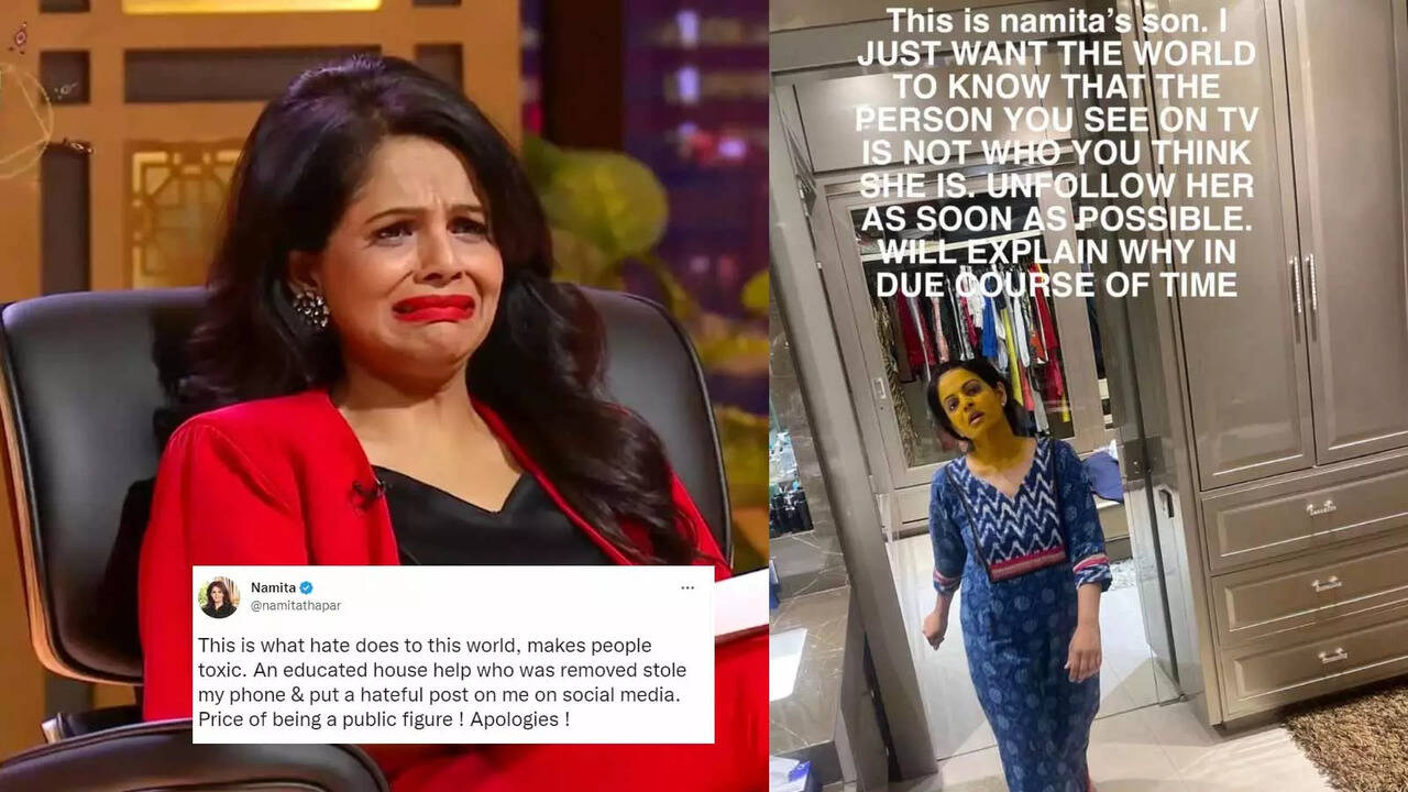Shocking! Shark Tank fame Namita Thapar accuses her educated house help  of stealing her phone and posting a hateful story on Instagram