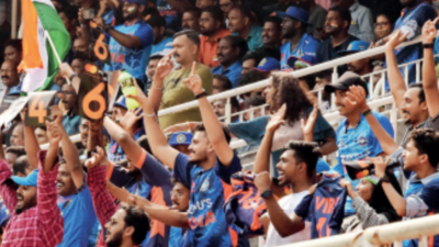 Low turnout, but fans in Thiruvananthapuram's Greenfield stadium get their money's worth