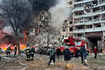 Russian missile attack turns Ukrainian building into rubble; 30 killed