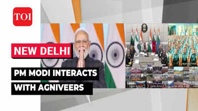 Watch: PM Narendra Modi interacts with the first batch of Agniveers