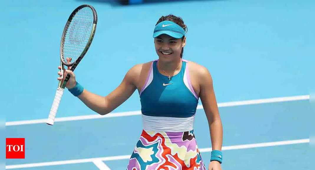 Australian Open: Emma Raducanu happy injured ankle passed opening test | Tennis News – Times of India