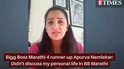 Bigg Boss Marathi 4 runner-up Apurva Nemlekar: Didn't discuss my personal life in BB Marathi