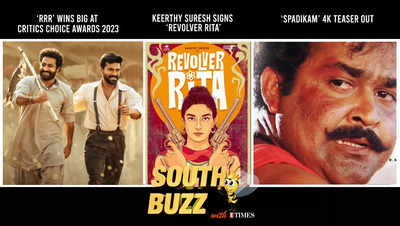 South Buzz: ‘RRR’ wins big at CCA2023; Mohanlal’s ‘Spadikam’ 4K teaser out; Keerthy Suresh signs ‘Revolver Rita’; ‘Dhoomam’ director Pavan Kumar on working with Fahadh Faasil