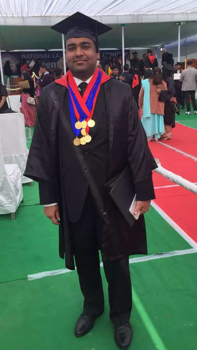 Barnala graduate gets 7 Gold Medals in one go at National Law University convocation