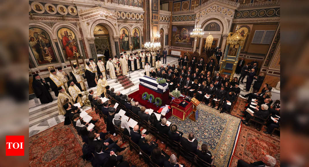 Royals, crowds gather for funeral of Greece’s last king Constantine – Times of India